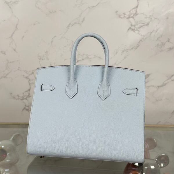 wsxc1721400009310_1 Korea Seoul Hermes Birkin Sellier 25CM Epsom Leather T0 Blue Brume Silver Hardware