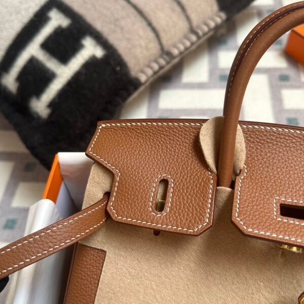 Russia Moscow Hermes Birkin 25CM CC37 Gold Togo Leather Gold Hardware