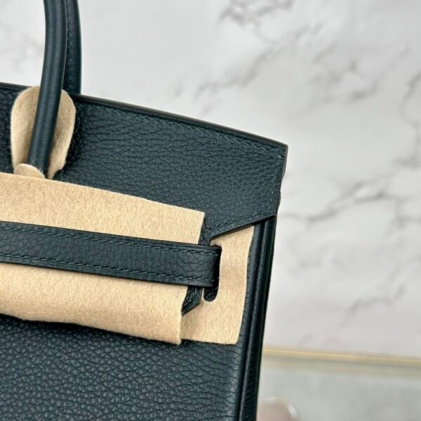 USA Washington Hermes Togo Leather Birkin 25CM 6O Vert Cypres Gold Hardware