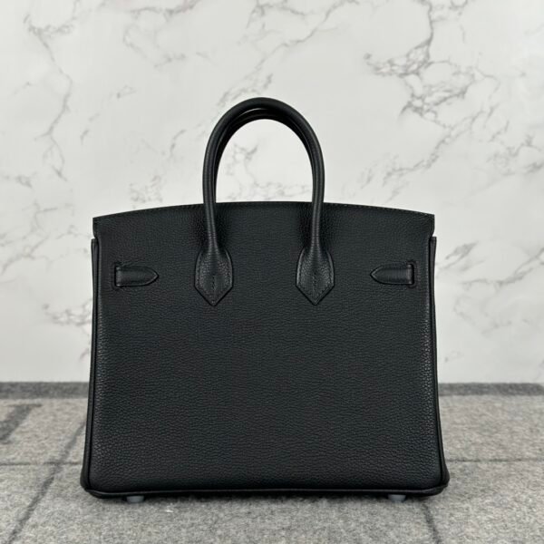 wsxc1721830577550_3 Hermes Togo Leather Birkin 25CM CK89 Noir Silver Hardware