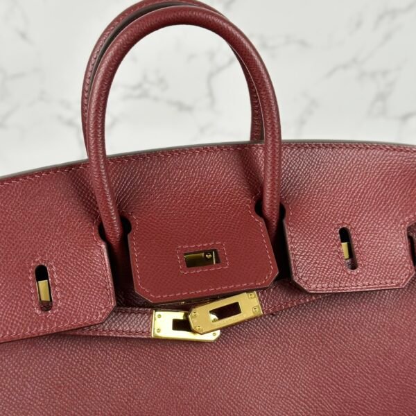 Australia Sydney Hermes CC55 Rouge H Epsom Leather Birkin 25CM Gold Hardware
