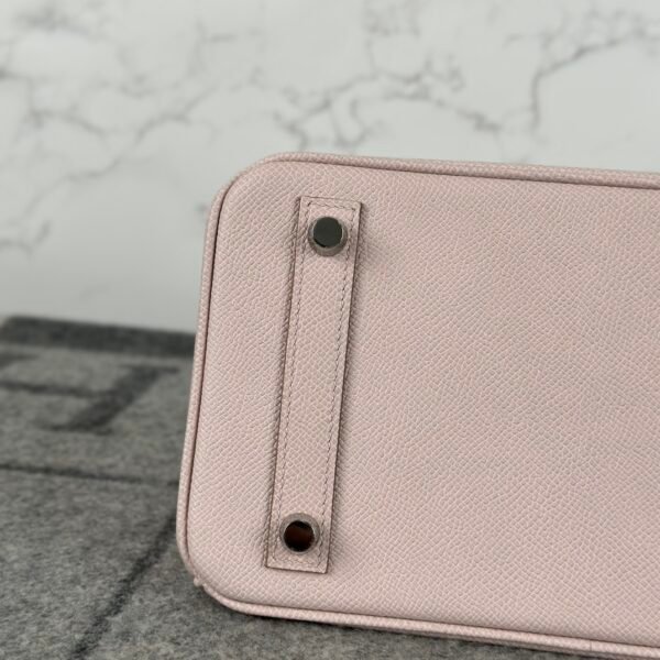 wsxc1721830594751_4 Hermes Bag Price Epsom Leather 3Q Rose Sakura Birkin 25CM Silver Hardware