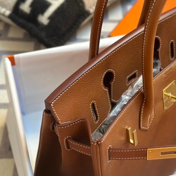 Russia Moscow Hermes Birkin 30CM Barenia Faubourg 34 Fauve Gold Hardware