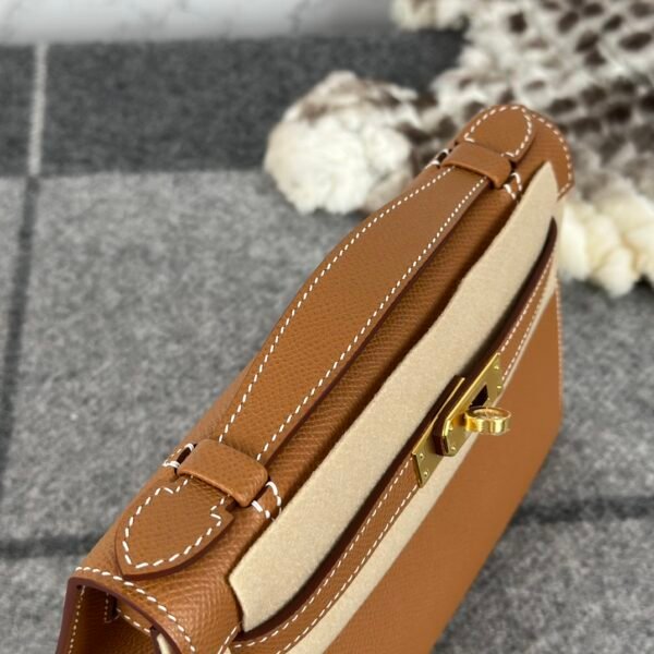 wsxc1722008987159_4 Hermes Kelly Pochette 22cm CC 37 Gold Epsom Leather Gold Hardware