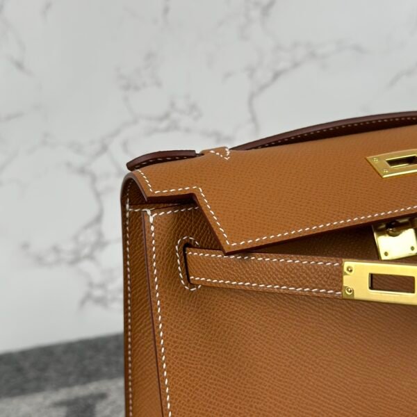 wsxc1722008987159_5 Hermes Kelly Pochette 22cm CC 37 Gold Epsom Leather Gold Hardware