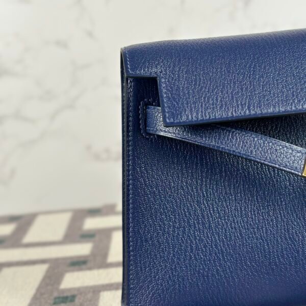 wsxc1722267326989_3 UAE Dubai Hermes Kelly Elan 27CM Chevre Leather CC73 Blue Saphir Gold Hardware