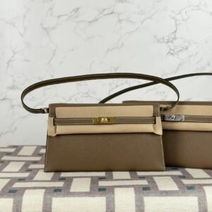 wsxc1722269296506_0 Hermes Bag Images Chevre Leather CC18 Etoupe Kelly Elan 27CM Gold Hardware