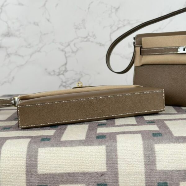 wsxc1722269296506_4 Hermes Bag Images Chevre Leather CC18 Etoupe Kelly Elan 27CM Gold Hardware