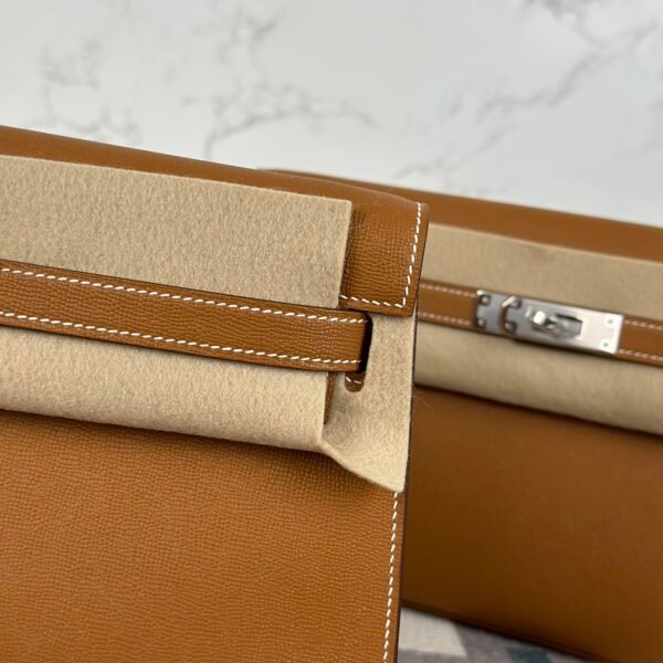 Hermes Bag Images Kelly Elan 27CM CC37 Gold Mademe Leather Gold Hardware