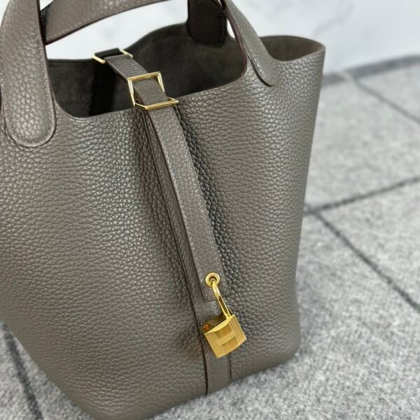 wsxc1723734963077_4 Canada Toronto Hermes Picotin 18CM Clemence Leather 8F Etain Gold Hardware