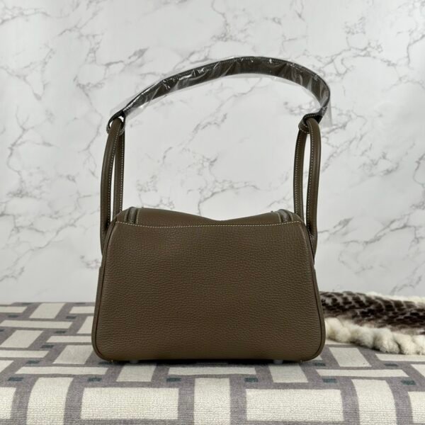 wsxc1724164312937_1 Hermes Bag Price Clemence Leather Lindy 26CM CK18 Etoupe Silver Hardware