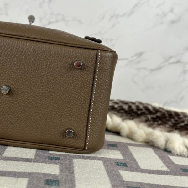 wsxc1724164314197_5-1 Hermes Bag Price Clemence Leather Lindy 26CM CK18 Etoupe Silver Hardware