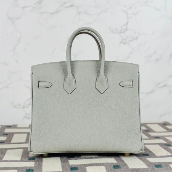wsxc1724941126045_2 Handmade Hermes Togo Leather Birkin 25CM CC80 Gris Pearl Gold Hardware
