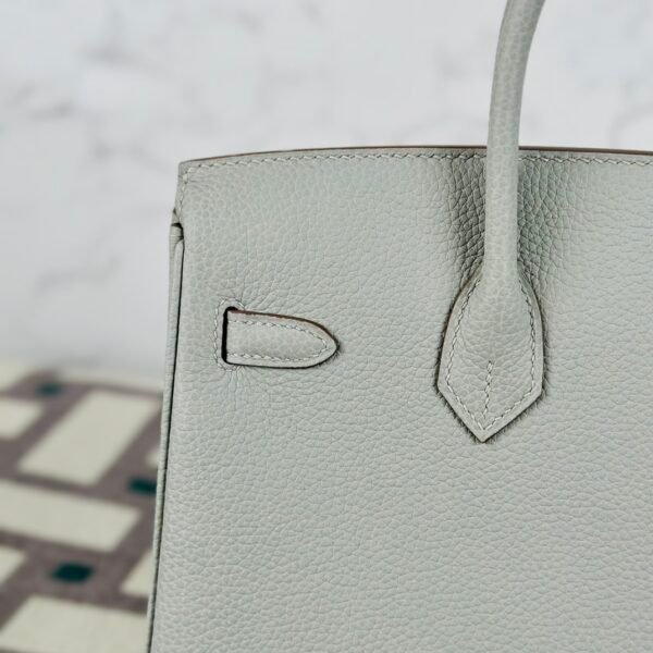 wsxc1724941126045_3 Handmade Hermes Togo Leather Birkin 25CM CC80 Gris Pearl Gold Hardware