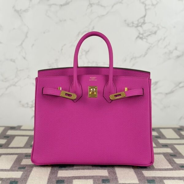 UK London Hermes 9I Magnolia Togo Leather Birkin 25CM Gold Hardware