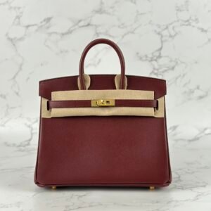 wsxc1725114707342_0 UK London Hermes Epsom Leather Birkin 25CM CC55 Rouge H Gold Hardware