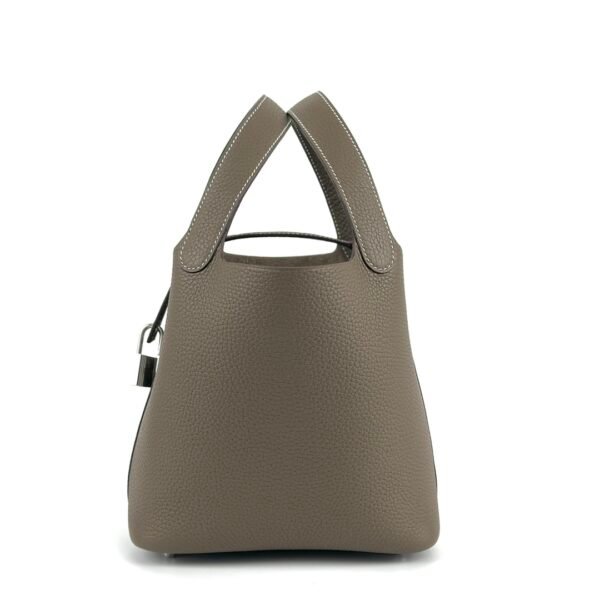 Singapore Kuala Lumpur Hermes Picotin 18CM Clemence Leather CK18 Etoupe Silver Hardware