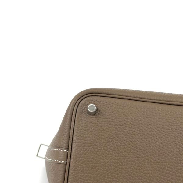 Singapore Kuala Lumpur Hermes Picotin 18CM Clemence Leather CK18 Etoupe Silver Hardware