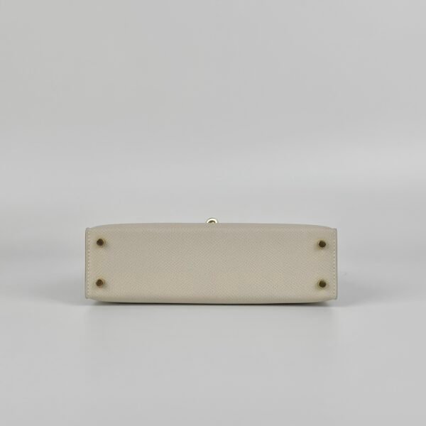 wsxc1726074077348_4 Qatar Doha Hermes Mini Kelly 19CM CC10 Craie Epsom Leather Gold Hardware