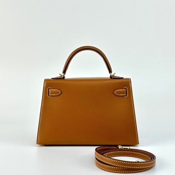 wsxc1726074090033_1 Hermes Bag Images Mini Kelly 19CM CC37 Gold Epsom Leather Gold Hardware