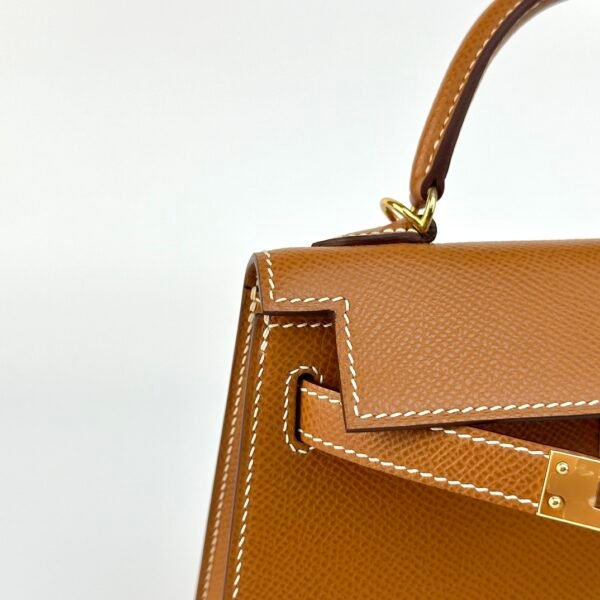 wsxc1726074090033_2 Hermes Bag Images Mini Kelly 19CM CC37 Gold Epsom Leather Gold Hardware