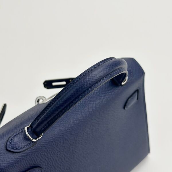 wsxc1726074095502_3 Hermes Bag Price Mini Kelly 19CM Epsom Leather CK73 Blue Saphir Silver Hardware