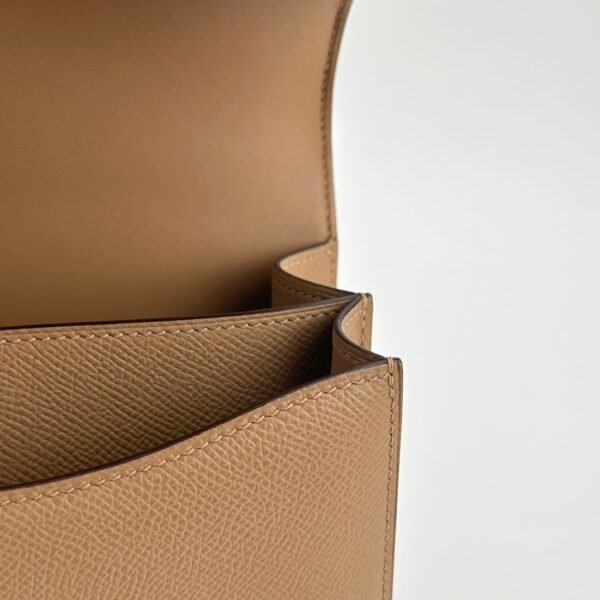 Hermes Bag Images Constance 18CM Epsom Leather 0M Chai Gold Hardware