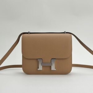 Taiwan Hermes 0M Chai Epsom Leather Constance 18CM Silver Hardware