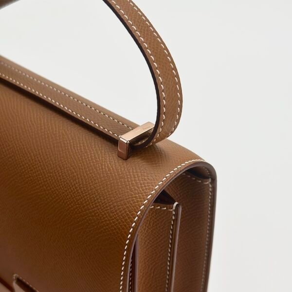 Hermes Bag Price Constance 18CM CC37 Gold Epsom Leather Rose Gold Hardware