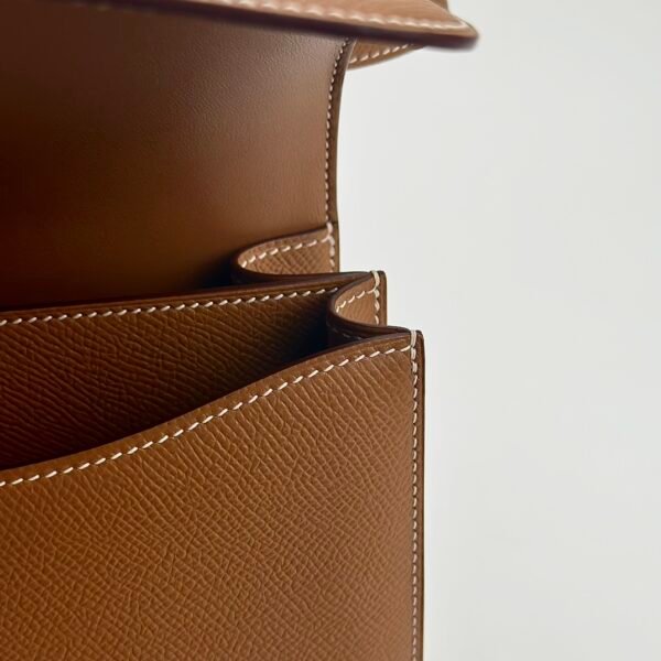 Hermes Bag Price Constance 18CM CC37 Gold Epsom Leather Rose Gold Hardware