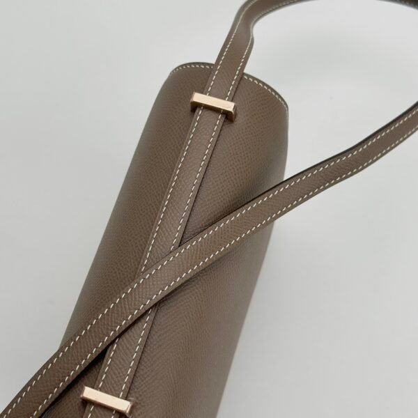 UK London Hermes Constance 18CM Epsom CC18 Etoupe Grey Rose Gold Hardware