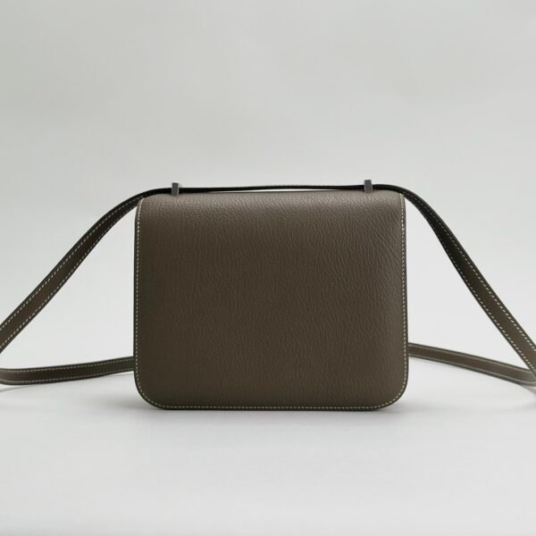 wsxc1727446033642_1 Hermes Bag Price Constance 18CM Chevre Leather CK18 Etoupe Silver Hardware
