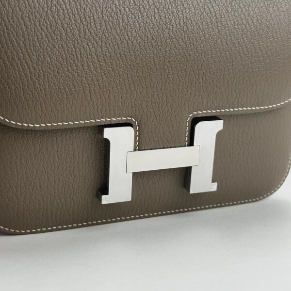 wsxc1727446033642_3 Hermes Bag Price Constance 18CM Chevre Leather CK18 Etoupe Silver Hardware