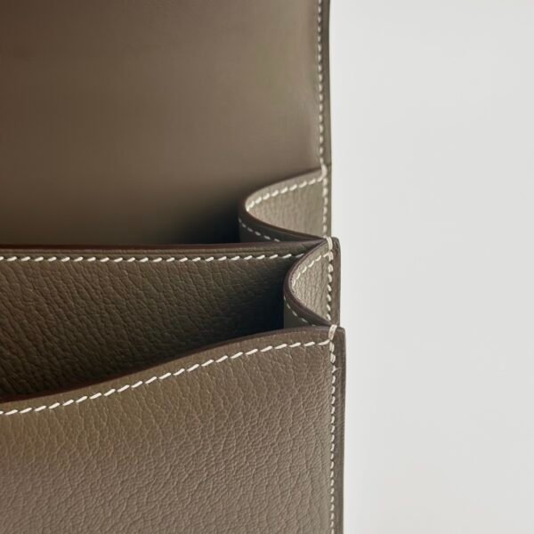 wsxc1727446033642_4 Hermes Bag Price Constance 18CM Chevre Leather CK18 Etoupe Silver Hardware