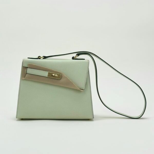 New Arrival Hermes Kelly Desordre 20CM 0S Vert Fizz Epsom Leather Gold Hardware