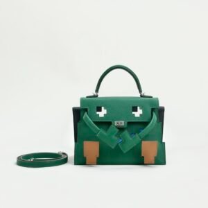 Canada Ottawa Hermes Epsom Leather Kelly Doll Picto U4 Vert Vertigo Silver Hardware