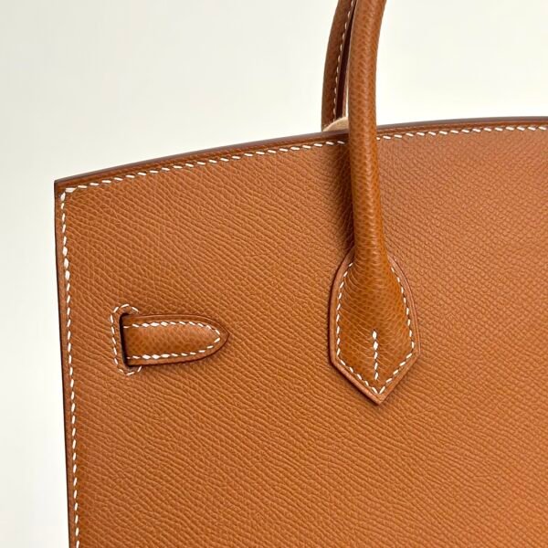 Hermes Boutique Birkin Sellier 25CM CC37 Gold Epsom Leather Gold Hardware