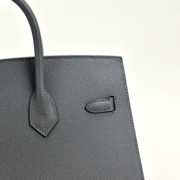 Hong Kong Hermes Birkin Sellier 25CM Epsom Leather 0L Gris Meyer Gold Hardware