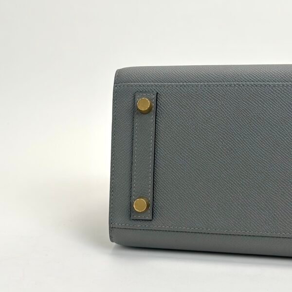 Hong Kong Hermes Birkin Sellier 25CM Epsom Leather 0L Gris Meyer Gold Hardware