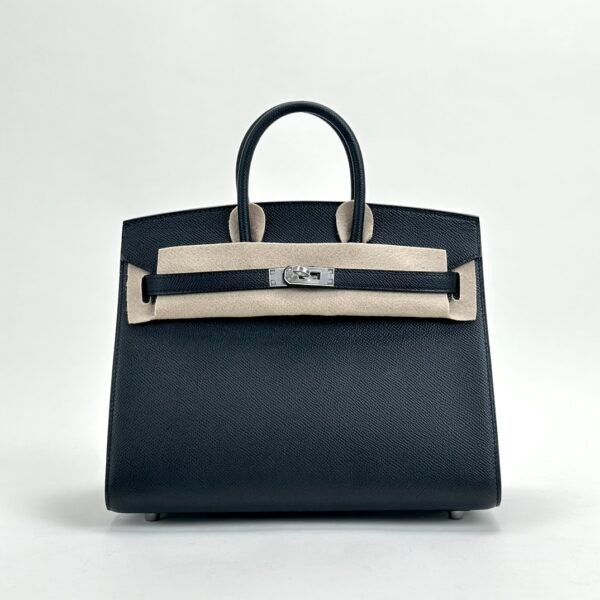 wsxc1728570109881_0-1 UAE Dubai Hermes Birkin Sellier 25CM CK89 Noir Epsom Leather Silver Hardware