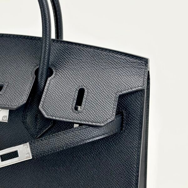 wsxc1728570109881_3 UAE Dubai Hermes Birkin Sellier 25CM CK89 Noir Epsom Leather Silver Hardware