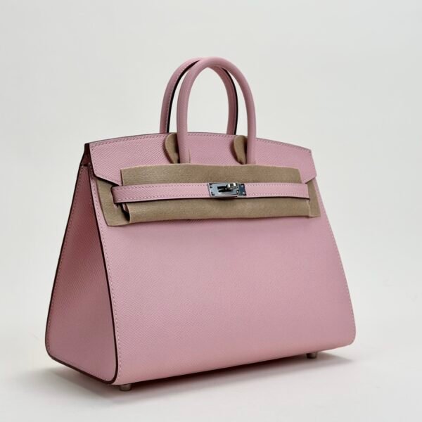 Hermes Bag Birkin Sellier 25 Images Epsom Leather 3Q Rose Sakura Silver Hardware