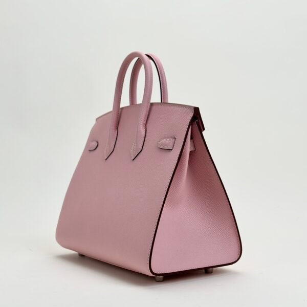 Hermes Bag Birkin Sellier 25 Images Epsom Leather 3Q Rose Sakura Silver Hardware