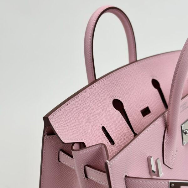 Hermes Bag Birkin Sellier 25 Images Epsom Leather 3Q Rose Sakura Silver Hardware