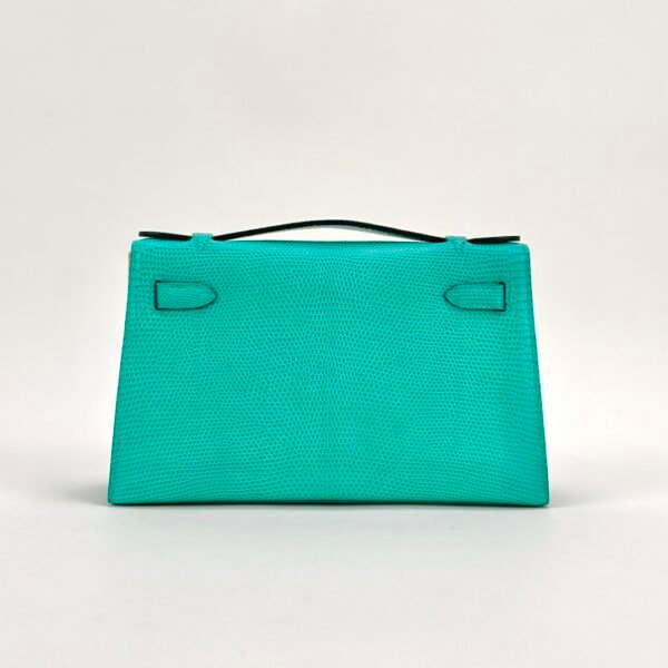 wsxc1728657778577_1 Hermes Bag Price Lizard Leather Kelly Pochette 22CM U1 Vert Verone Silver Hardware