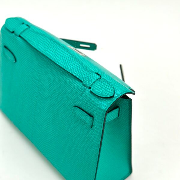 wsxc1728657778577_4 Hermes Bag Price Lizard Leather Kelly Pochette 22CM U1 Vert Verone Silver Hardware
