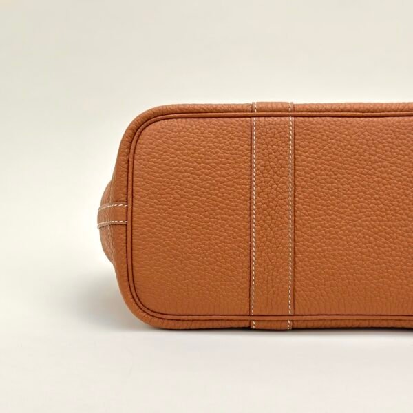 USA Washington Hermes Garden Party 30CM CK37 Gold Negonda Leather Silver Hardware