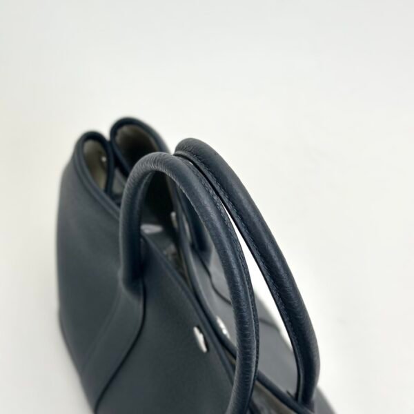 wsxc1728657796822_2 Hermes CK76 Blue Indigo Negonda Leather Garden Party 30CM Silver Hardware