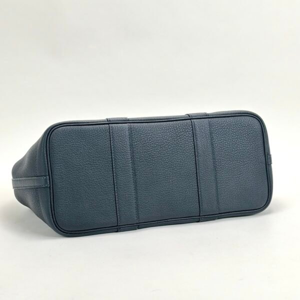 wsxc1728657796822_3 Hermes CK76 Blue Indigo Negonda Leather Garden Party 30CM Silver Hardware