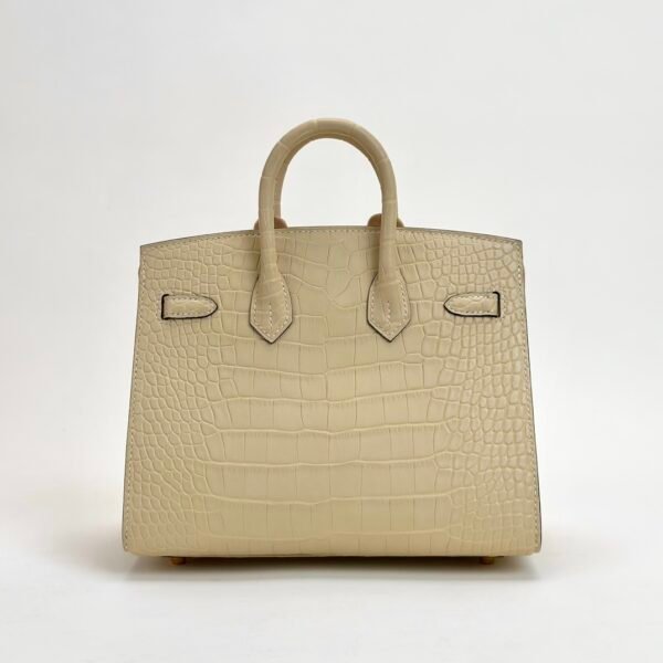 wsxc1728657800915_2 Hermes Birkin Sellier 20CM Matte Alligator Crocodile Y1 Vanilla Gold Hardware
